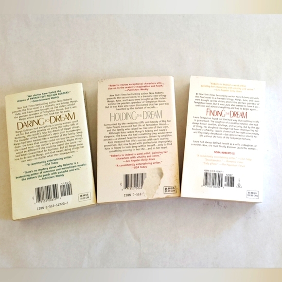 NORA ROBERTS ALL 3 BOOKS OF THE DREAM TRILOGY - Picture 2 of 3